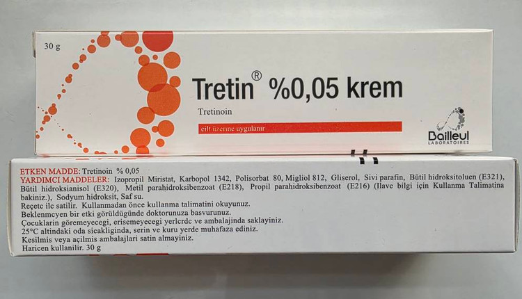کرم لایه بردار ترتین Tretin