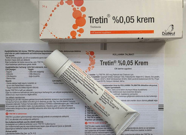کرم لایه بردار ترتین Tretin