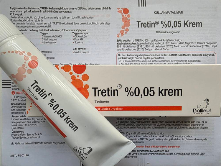 کرم لایه بردار ترتین Tretin