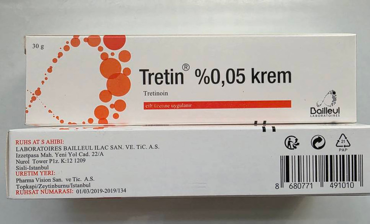 کرم لایه بردار ترتین Tretin